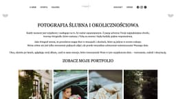 Preview of the photographer's website