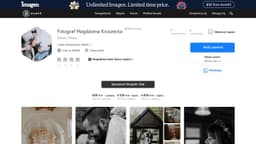 Preview of the photographer's website