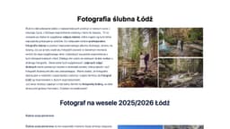 Preview of the photographer's website