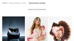 Podgląd strony internetowej fotografa
