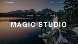 Preview of the photographer's website