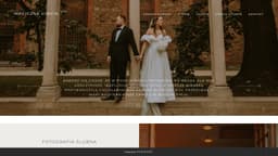 Preview of the photographer's website
