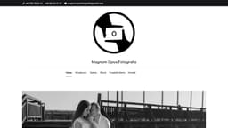 Preview of the photographer's website