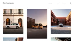 Preview of the photographer's website