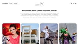 Preview of the photographer's website