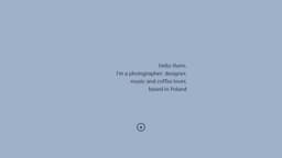 Preview of the photographer's website