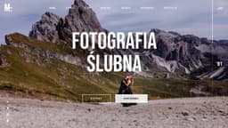 Preview of the photographer's website