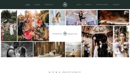Preview of the photographer's website