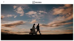 Preview of the photographer's website