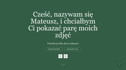 Podgląd strony internetowej fotografa