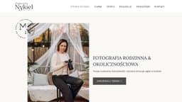 Preview of the photographer's website