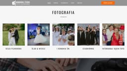 Preview of the photographer's website