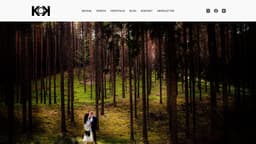 Preview of the photographer's website