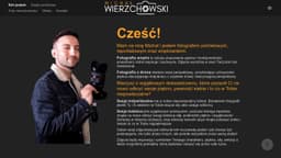 Preview of the photographer's website
