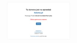 Podgląd strony internetowej fotografa
