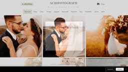 Preview of the photographer's website