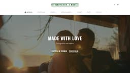 Preview of the photographer's website