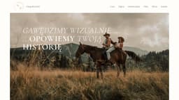 Podgląd strony internetowej fotografa