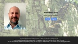 Preview of the photographer's website