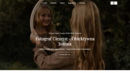 Preview of the photographer's website