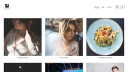 Preview of the photographer's website