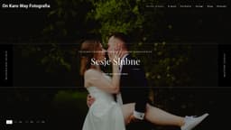 Preview of the photographer's website