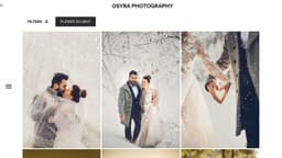 Preview of the photographer's website