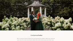 Preview of the photographer's website