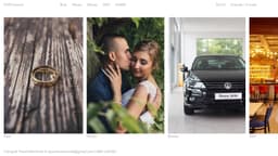 Preview of the photographer's website