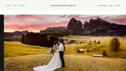 Preview of the photographer's website