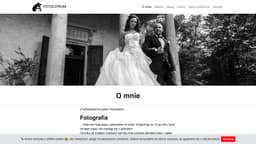 Preview of the photographer's website