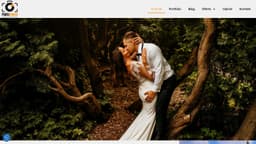 Preview of the photographer's website