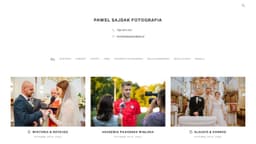 Preview of the photographer's website