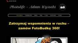 Preview of the photographer's website