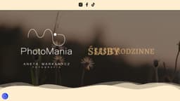 Preview of the photographer's website
