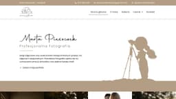 Preview of the photographer's website