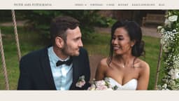 Preview of the photographer's website
