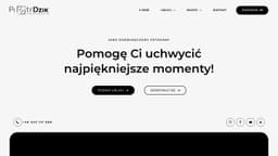 Podgląd strony internetowej fotografa