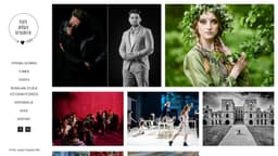 Preview of the photographer's website