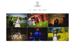 Preview of the photographer's website