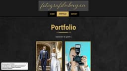 Preview of the photographer's website