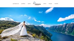 Preview of the photographer's website
