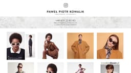 Podgląd strony internetowej fotografa