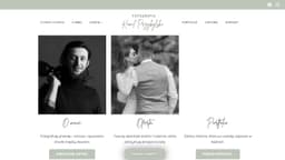 Podgląd strony internetowej fotografa