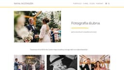 Preview of the photographer's website