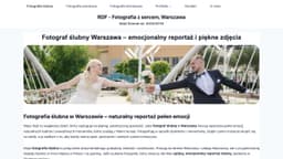 Podgląd strony internetowej fotografa