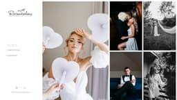Preview of the photographer's website