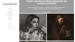 Podgląd strony internetowej fotografa