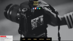 Preview of the photographer's website