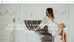 Podgląd strony internetowej fotografa
